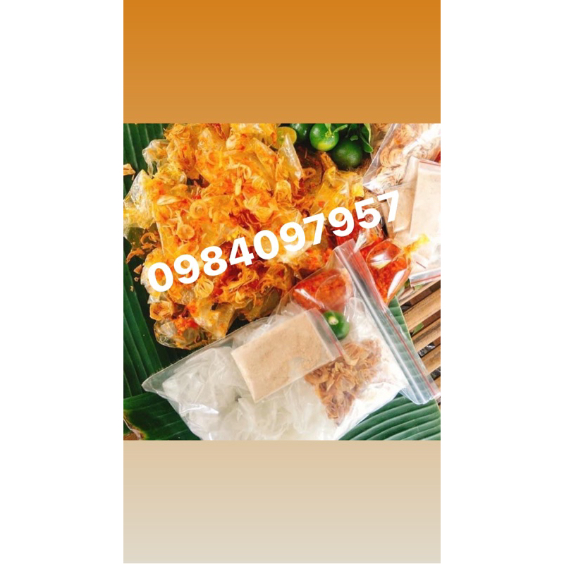 BÁNH TRÁNG PHƠI SƯƠNG SATE TỎI MUỐI NHUYỄN