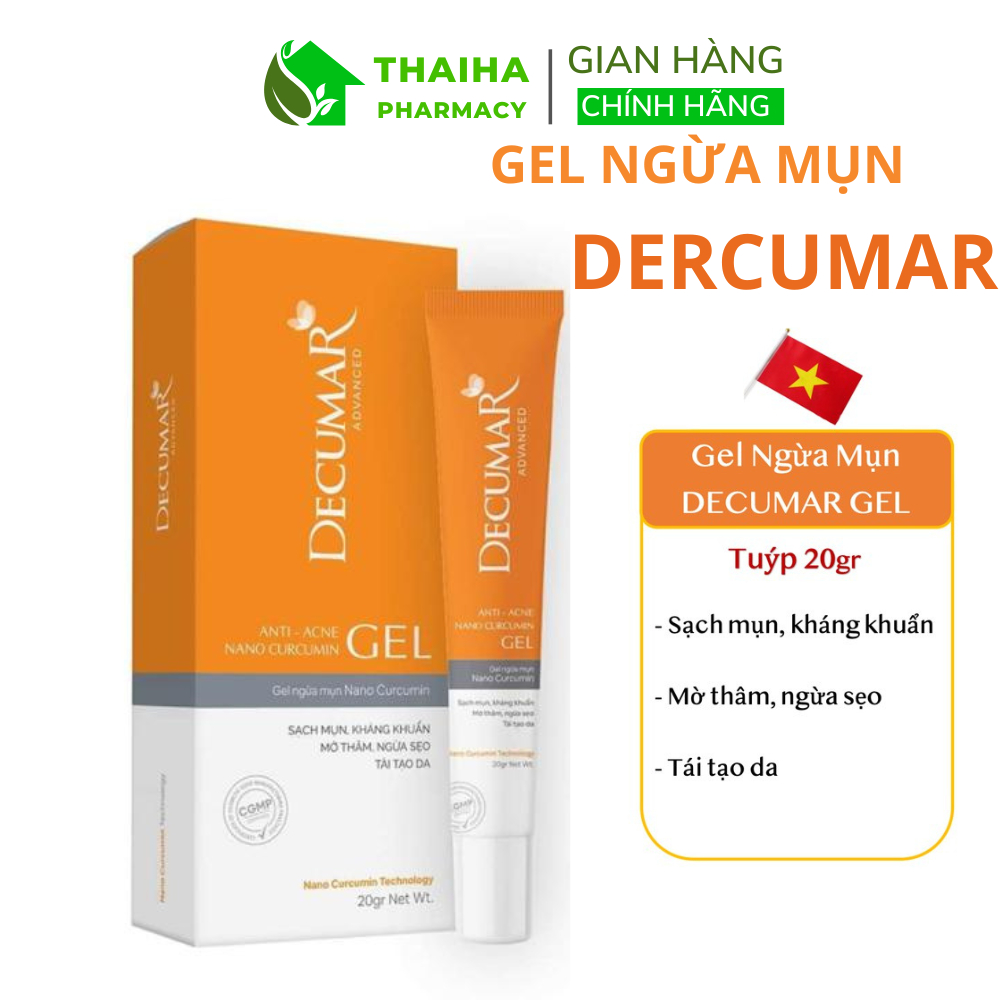 [Chính Hãng] - Gel Ngừa Mụn Nano Decumar Advanced 20Gr