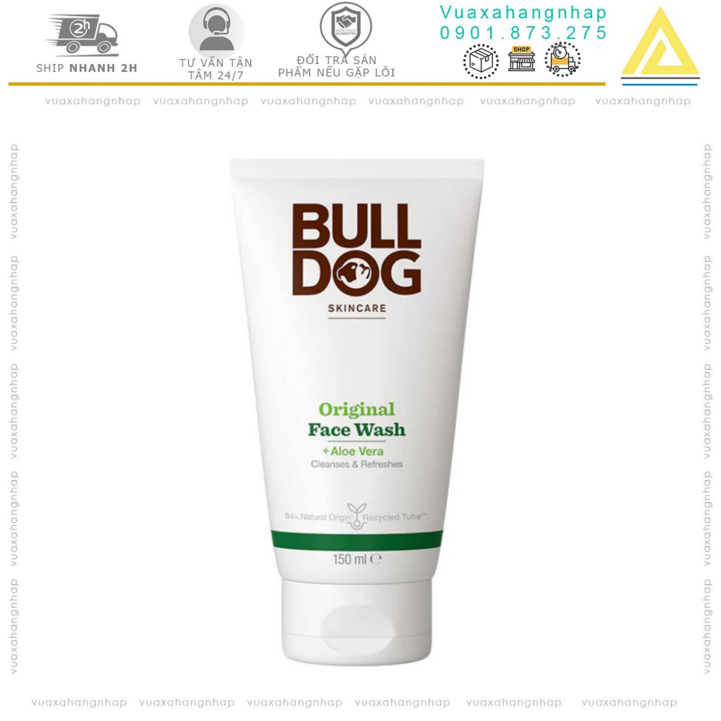 sữa rửa mặt Bull Dog dành cho da thường Bulldog Original Face wash [150ml]