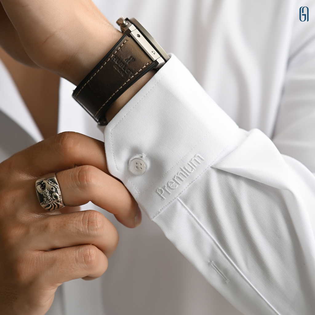 Sơ mi G23 SPREAD SHIRT chất liệu bamboo, form Slimfit - THE GMEN ELEGANT EST 2017