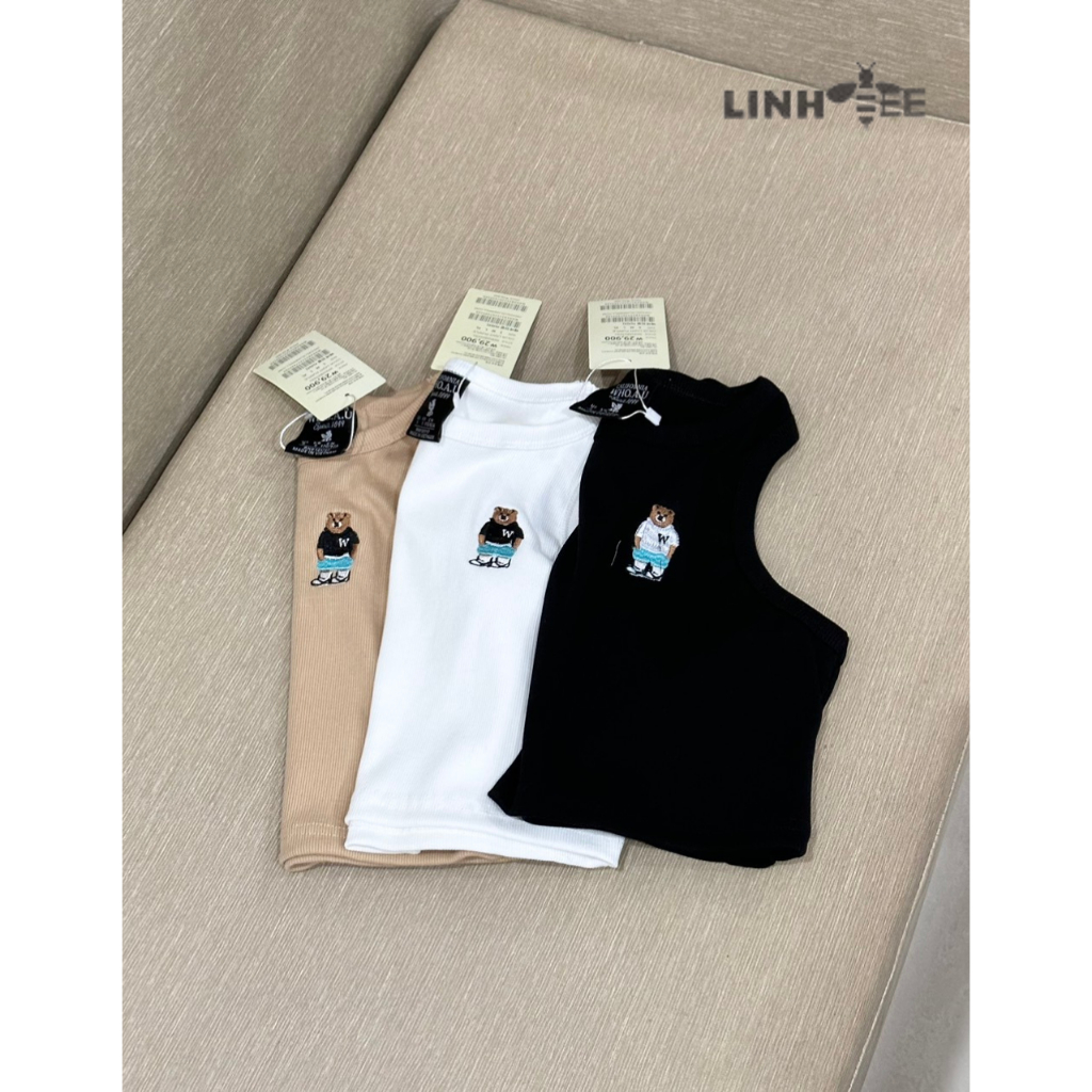 Áo Ba Lỗ Croptop Borip Cotton