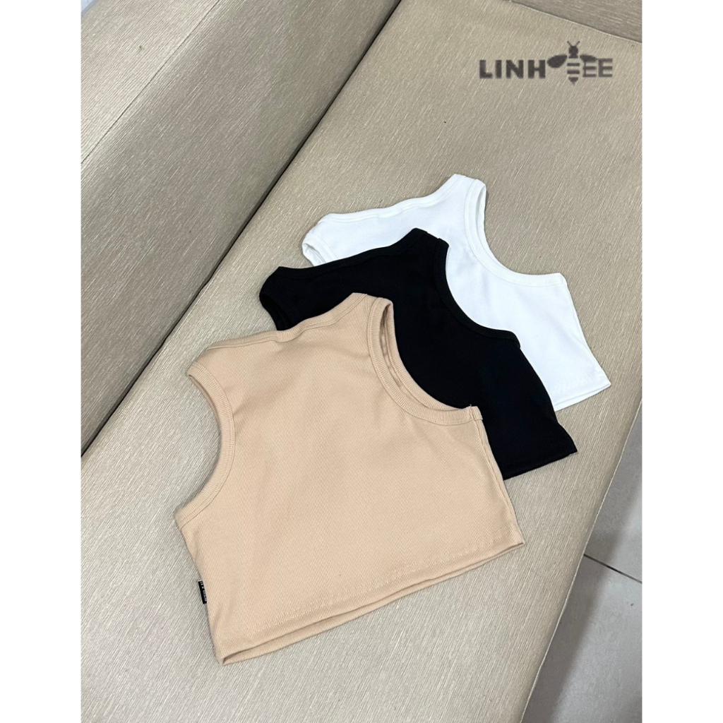 Áo Ba Lỗ Croptop Borip Cotton