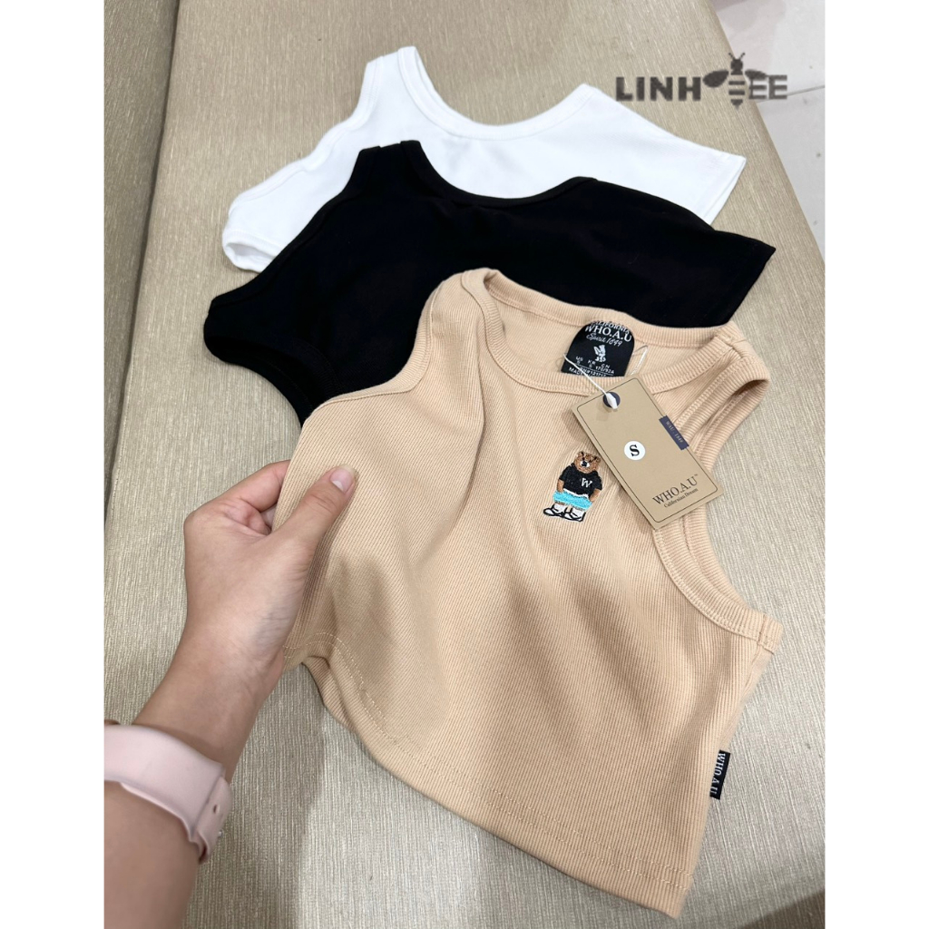 Áo Ba Lỗ Croptop Borip Cotton