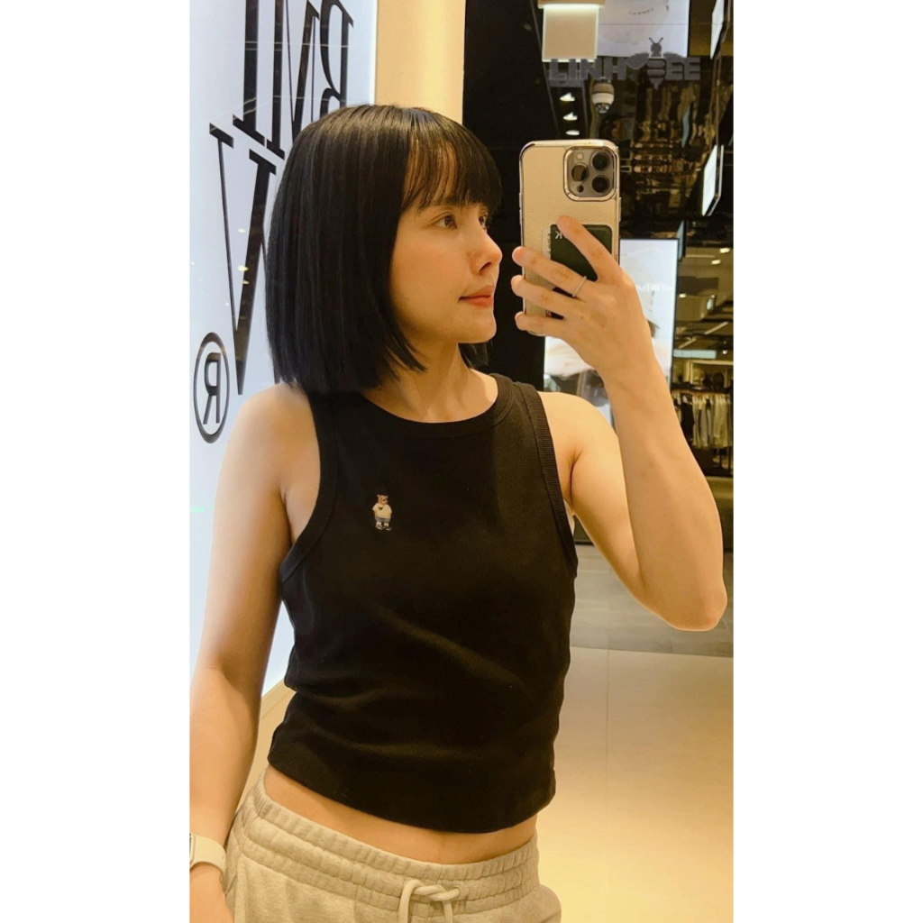 Áo Ba Lỗ Croptop Borip Cotton