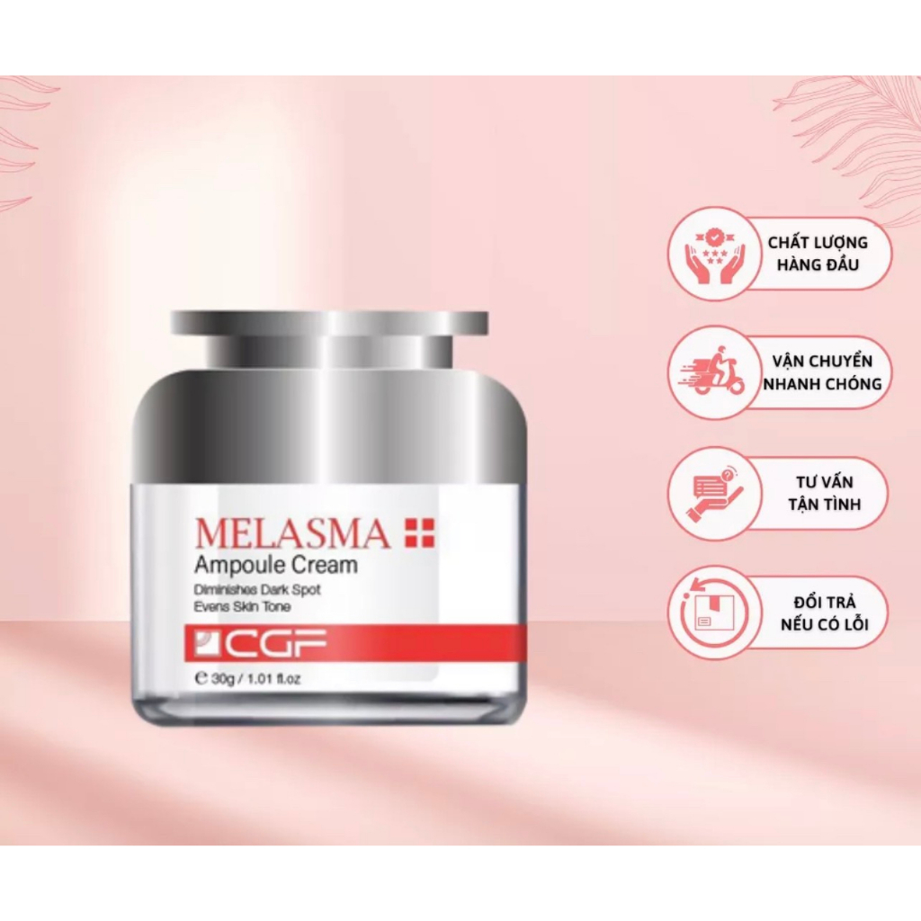 Kem Nám Anh Đào CGF Melasma Ampoule Cream - Dưỡng Trắng Da, Giảm Nám, Tàn Nhang