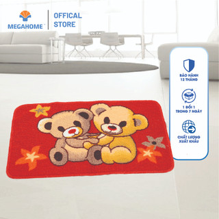 Thảm Polyester Megahome kích thước 40x60cm thấm hút tốt chống trơn trượt