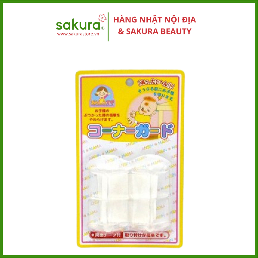 Set 4 bịt cạnh bàn silicon- Hàng Nhật nội địa