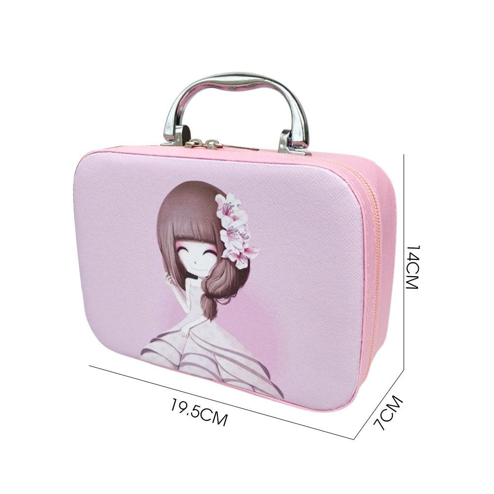 Đồ Chơi Trang Điểm Cho Bé Gái Có Hơ Móng, Vali Trang Điểm Công Chúa Cho Bé Gái