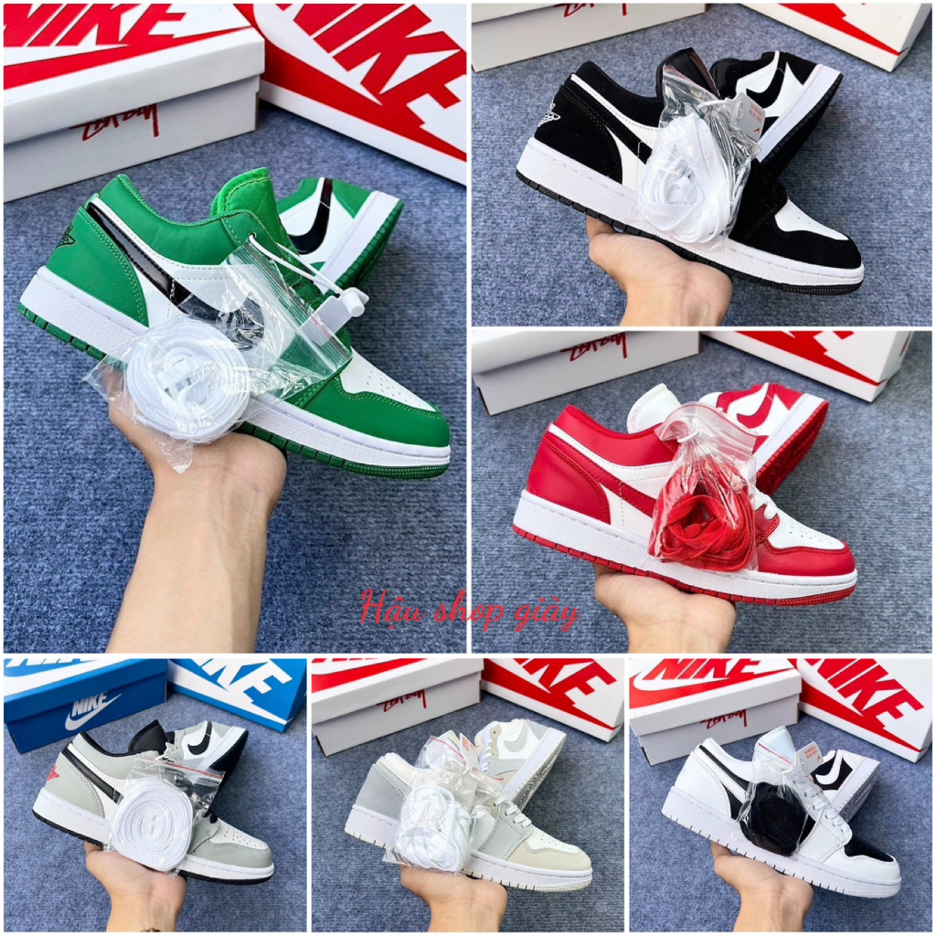 Giày thể thao sneaker JDcacs màu cổ thấp nam nữ hot nhất