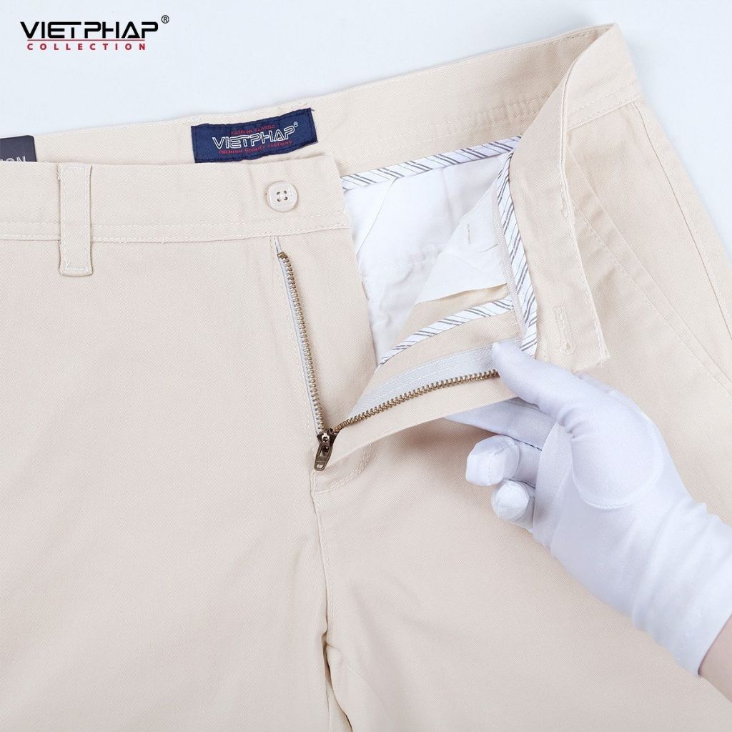 Quần Short Kaki VIỆT PHÁP/ Form Basic/ Chất liệu cotton mềm mịn hút mồ hôi ,không phai màu 1207