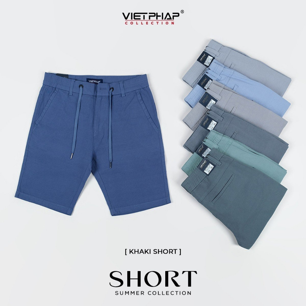 uần Short Kaki VIỆT PHÁP/ Form Basic/ Chất liệu cotton mềm mịn hút mồ hôi ,không phai màu 1211