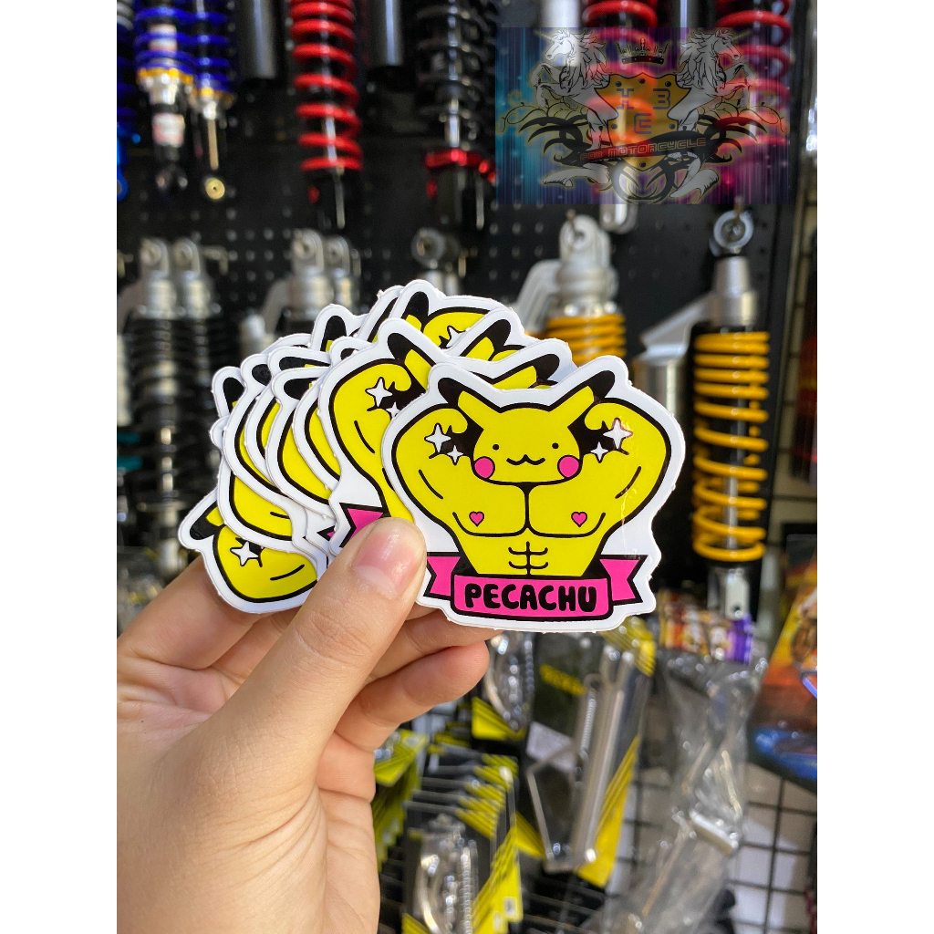 TEM DECAL PIKACHU 6 MÚI