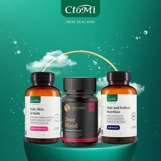 Combo mọc tóc, cải thiện tình trạng rụng tóc, hói đầu của ctomi