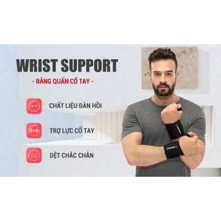 Băng quấn cổ tay tập gym GoodFit GF301W. băng cổ tay.