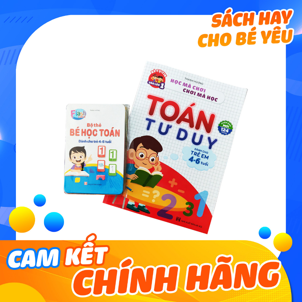 Sách - Toán Tư Duy - Dành cho trẻ em từ 4 - 6 tuổi