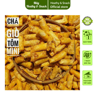 Snack chả giò tôm mini hũ 3oogr giòn rụm béo ngậy - mây heathy & snack