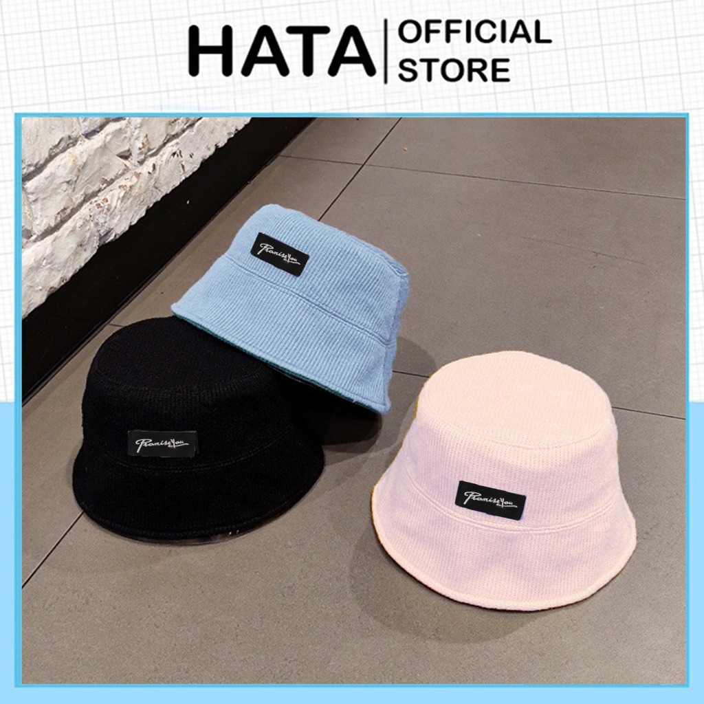 Mũ Tai Bèo Chất Nhung Gân bo viền Cao Cấp Nhiều Màu - Hata24h