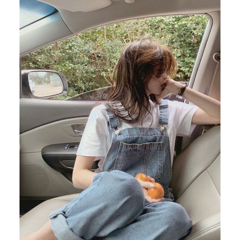 Quần yếm jeans, quần yếm dài, yếm jeans si