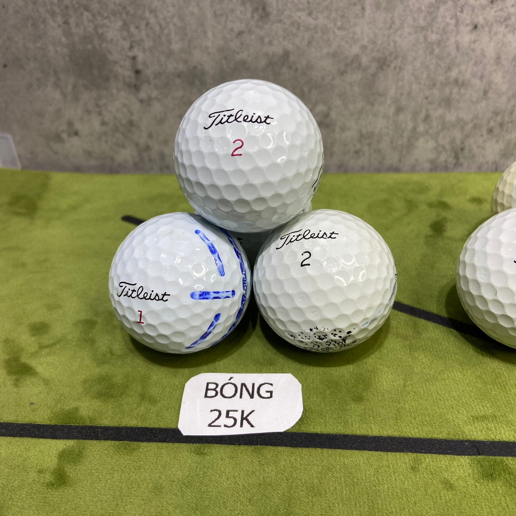 Bóng golf cũ, banh  chơi golf titleist Pro V1, Titleist Pro v1x  các lọi cũ mới từ 99% đến 50%