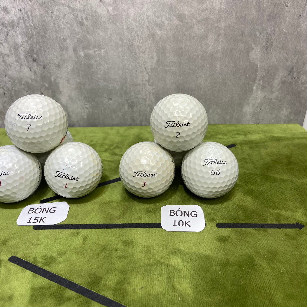 Bóng golf cũ, banh  chơi golf titleist Pro V1, Titleist Pro v1x  các lọi cũ mới từ 99% đến 50%