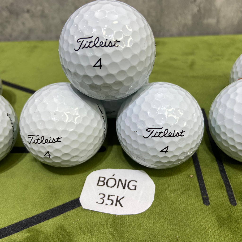 Bóng golf cũ, banh  chơi golf titleist Pro V1, Titleist Pro v1x  các lọi cũ mới từ 99% đến 50%