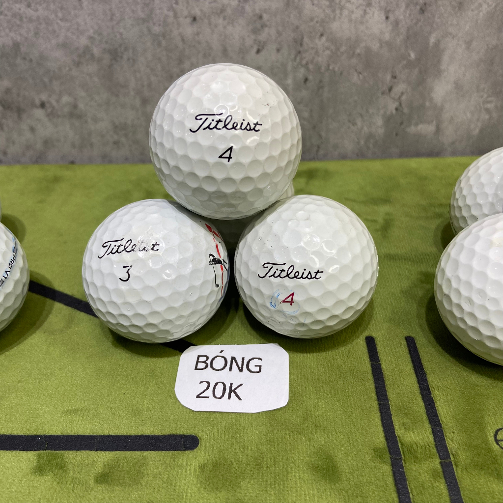 Bóng golf cũ, banh  chơi golf titleist Pro V1, Titleist Pro v1x  các lọi cũ mới từ 99% đến 50%