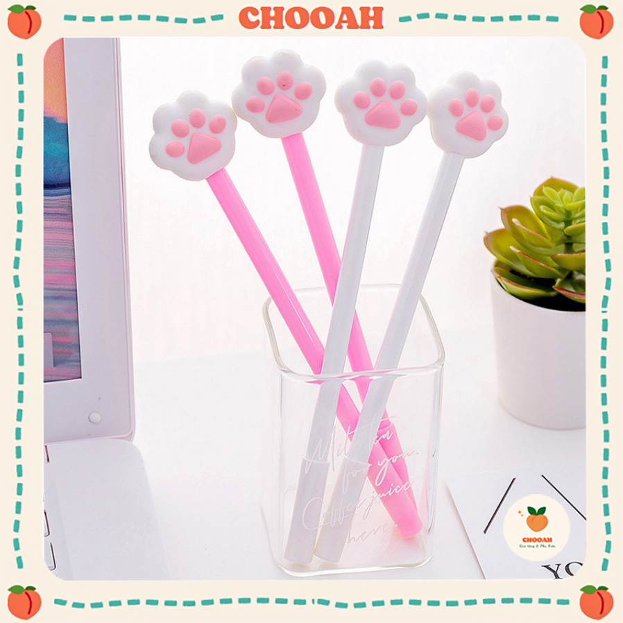 Bút bi nước hình chân mèo cute CHOOAH BMEO041