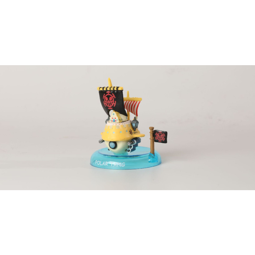 Mô Hình tàu/thuyền hải tặc trong Anime One Piece Chibi, 6 - 8 cm, PVC