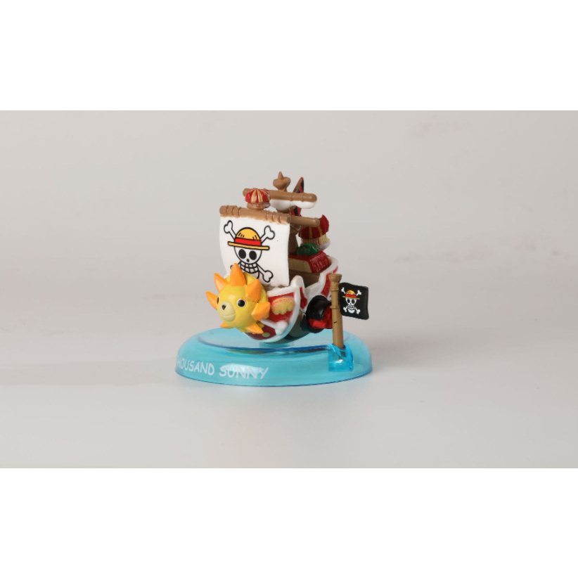 Mô Hình tàu/thuyền hải tặc trong Anime One Piece Chibi, 6 - 8 cm, PVC