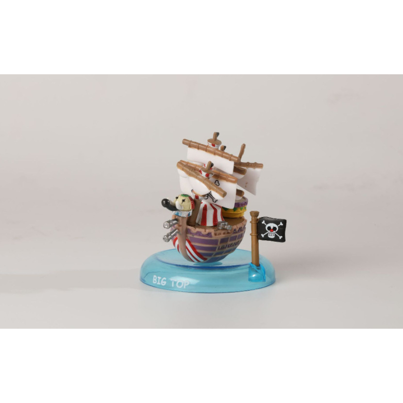 Mô Hình tàu/thuyền hải tặc trong Anime One Piece Chibi, 6 - 8 cm, PVC