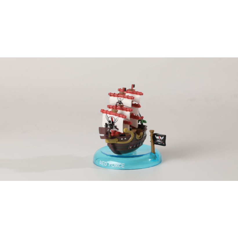 Mô Hình tàu/thuyền hải tặc trong Anime One Piece Chibi, 6 - 8 cm, PVC