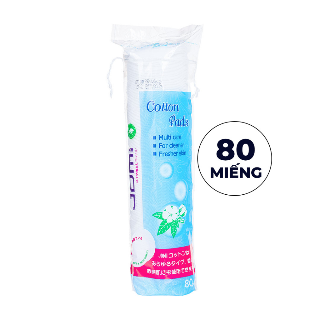 Chính hãng - Bông Tẩy Trang Jomi 80 miếng và 120 miếng