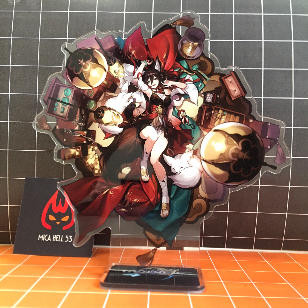 Standee Honkai Star Rail Standee Acrylic Anime Manga Game Honkai Star Rail SD8 Lấp Lánh Hologram