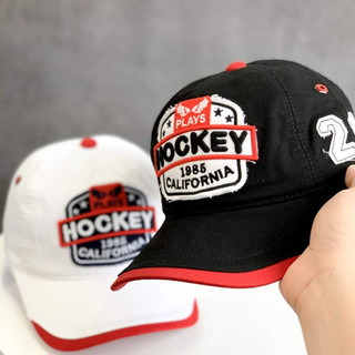 Mũ lưỡi trai nam nữ thêu hockey cao cấp.