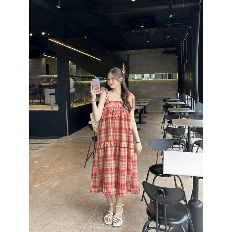 Đầm Dài - 2299 - 2 Dây Cột - Bèo Tầng