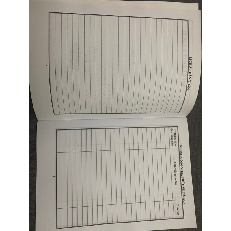 LÝ LỊCH ĐẢNG VIÊN - combo 5 cuốn