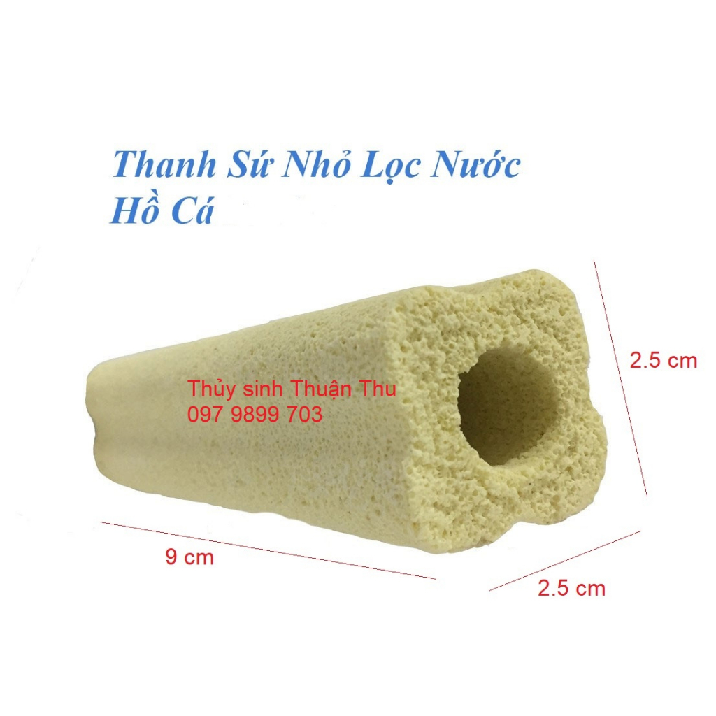 Combo 10 thanh sứ hoa mai nhỏ 9*2.5cm