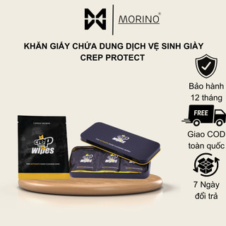 Hộp Khăn Ướt Vệ Sinh Giày Crep Protect Wipes hộp 12 miếng giúp bạn có thể dễ dàng và nhanh chóng xử lý các vết bẩn