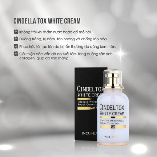 Kem Truyền Trắng CINDELTOX WHITE CREAM Hàn Quốc Chính Hãng
