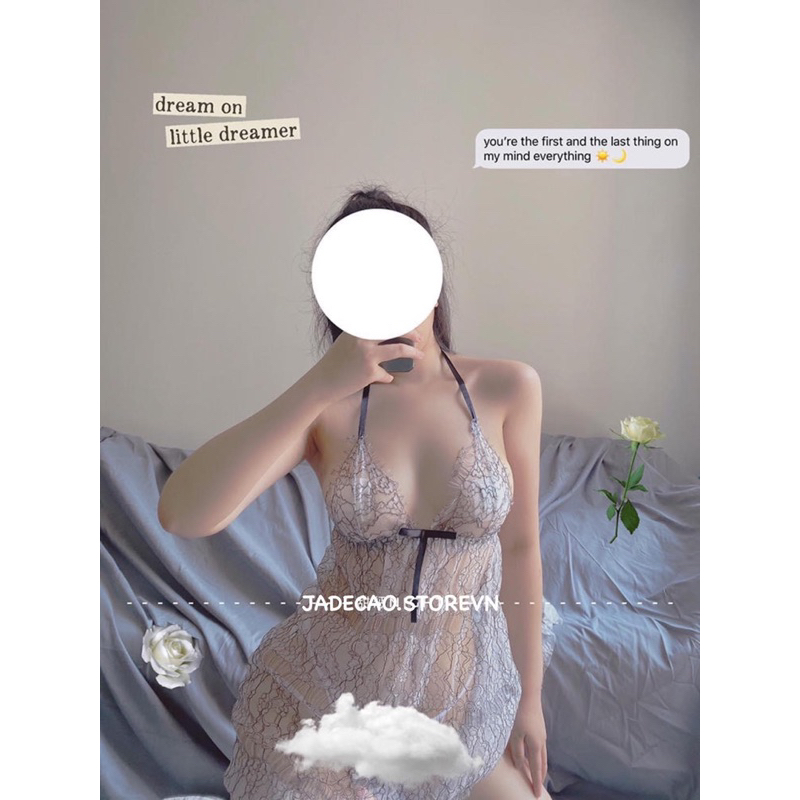 VÁY NGỦ REN XUYÊN THẤU BIG SIZE