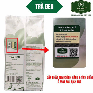 TRÀ ĐEN LỘC PHÁT 1KG chính hãng tem chống hàng giả