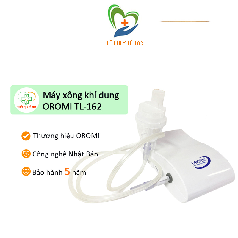 Máy khí dung, Máy xông mũi họng OROMI TL-162 - Cho Bé Và Người Lớn