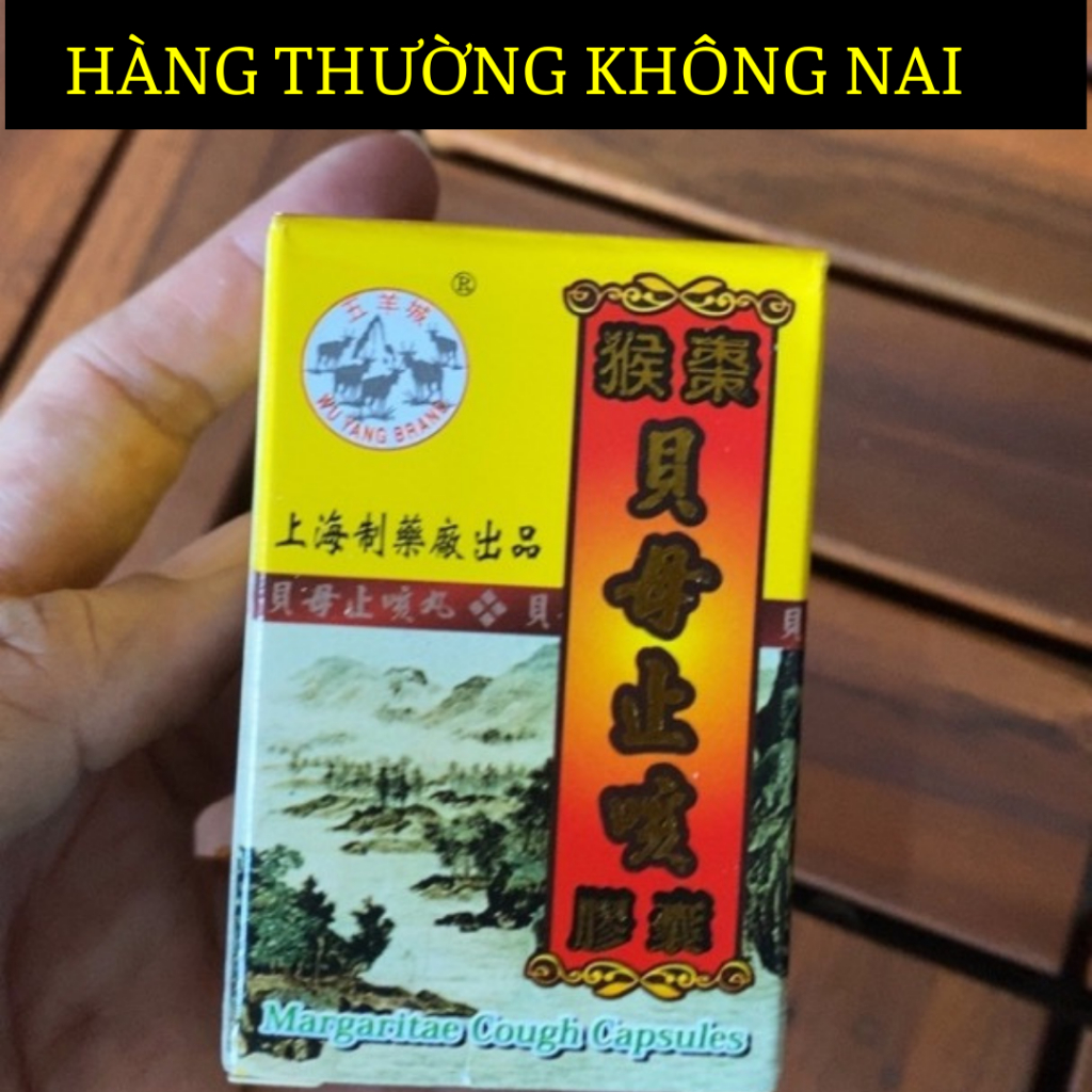 MARGARITAE COUGH CAPSULES - HO XUYÊN BỐI CHỈ KHÁI- Tem Nai - Hộp 30 viên
