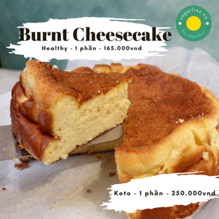 Bánh Keto New York Burnt Cheesecake
