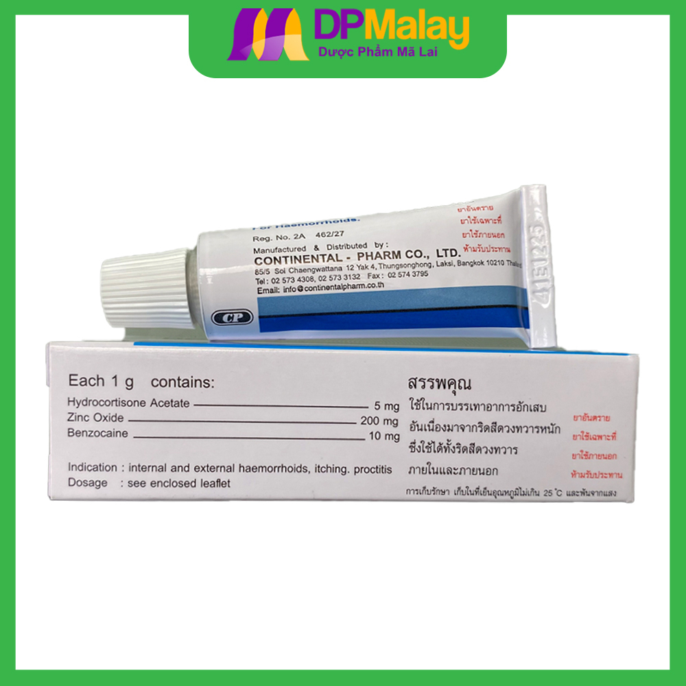 Kem Bôi Trĩ DOPROCT và viên đặt Trĩ DOPROCT Thái Lan