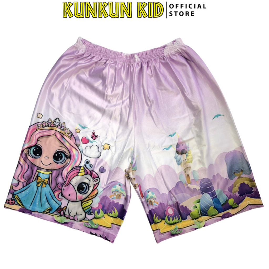 Quần áo bé gái thun lạnh in 3D hình Cô gái & ngựa Pony Kunkun Kid TP1012 - Đồ bộ trẻ em size đại từ 10-60kg