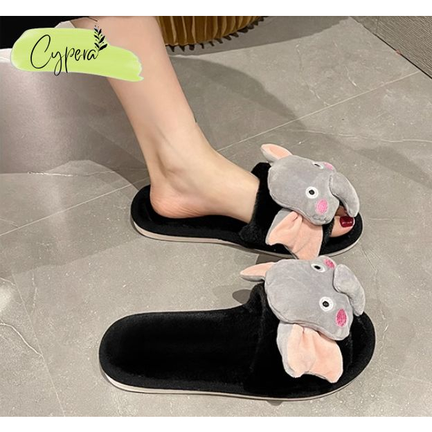 Dép bông trong nhà voi con dễ thương - D155