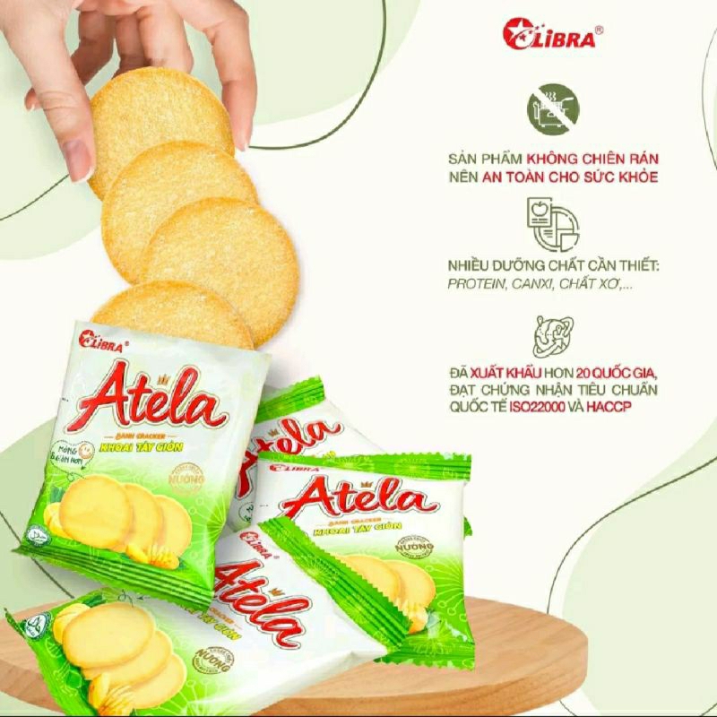 Bánh lễ LIBRA vị ngô-khoai 43g 65k / LỐC