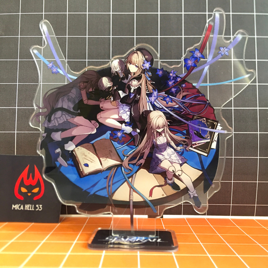 Standee Honkai Star Rail Standee Acrylic Anime Manga Game Honkai Star Rail SD8 Lấp Lánh Hologram