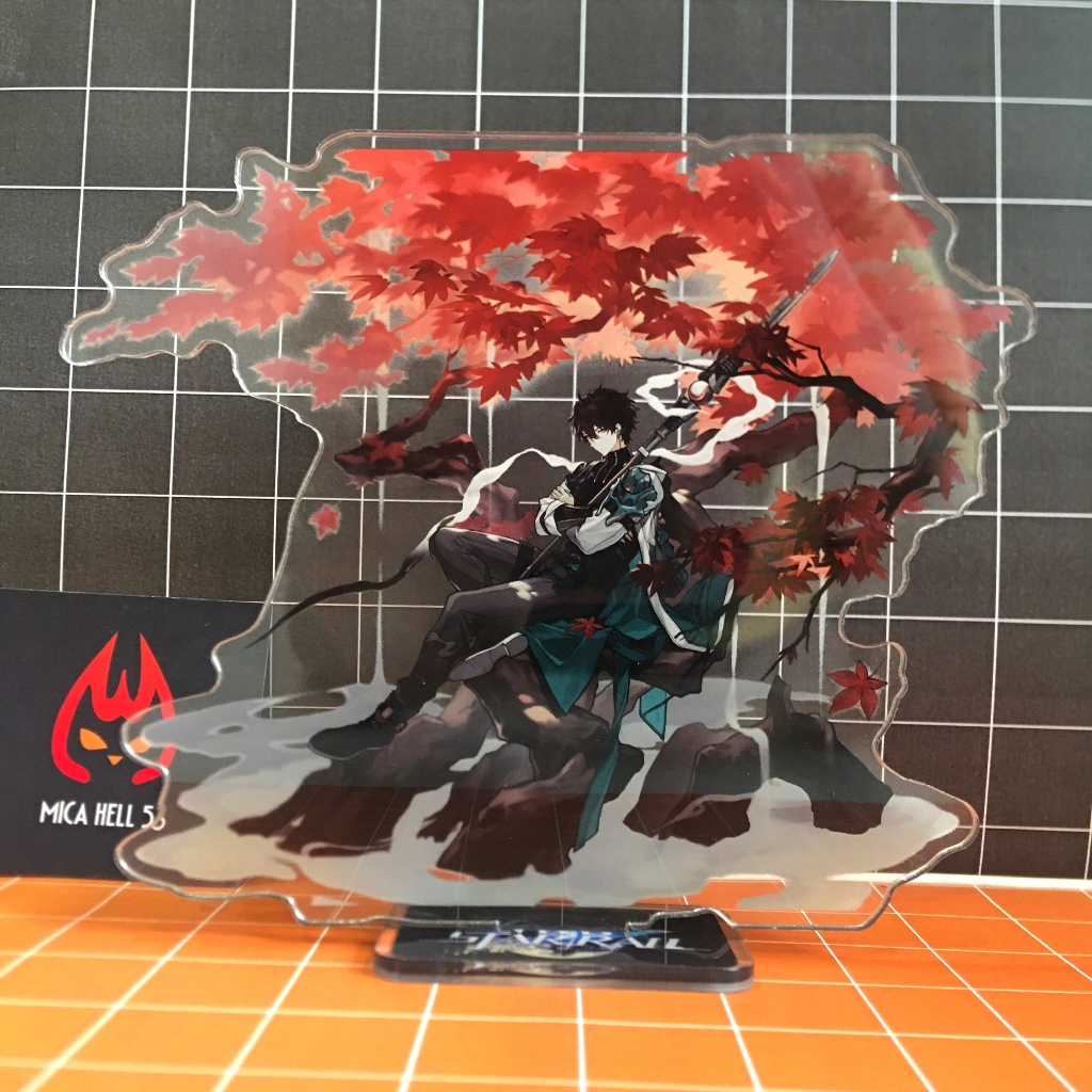 Standee Honkai Star Rail Standee Acrylic Anime Manga Game Honkai Star Rail SD8 Lấp Lánh Hologram